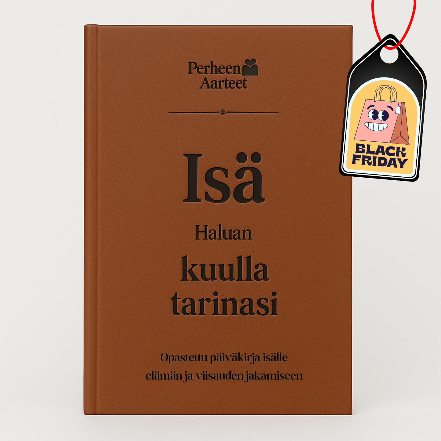 Isän muistot – Opastettu päiväkirja 🤎 BLACK FRIDAY -50 % 🤎