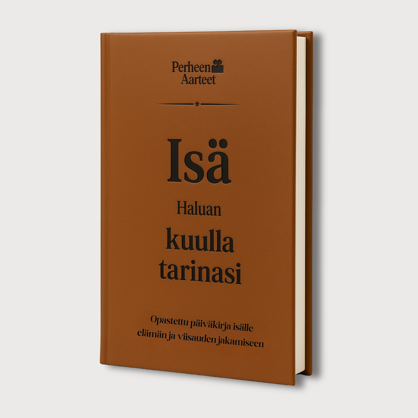 Isän muistot – Opastettu päiväkirja 🤎 BLACK FRIDAY -50 % 🤎