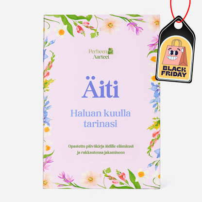 Äidin muistot – Opastettu päiväkirja 🩷 BLACK FRIDAY -50 % 🩷
